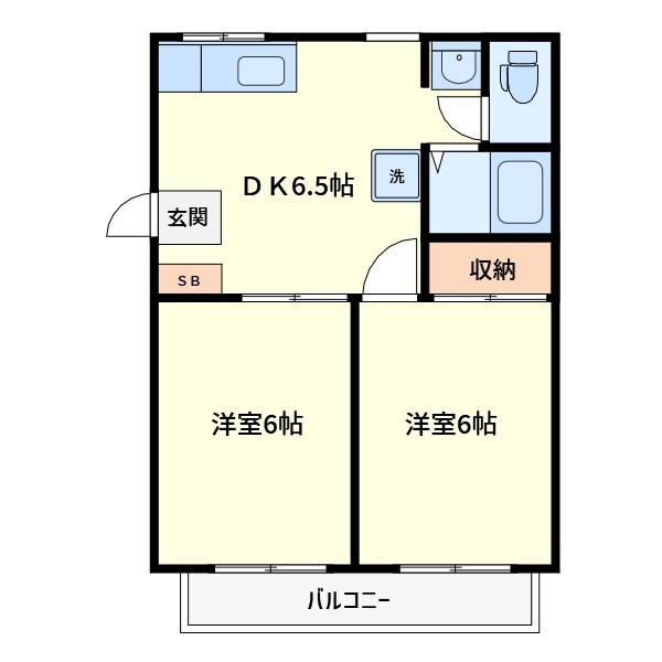 エステートピア吉田  間取り