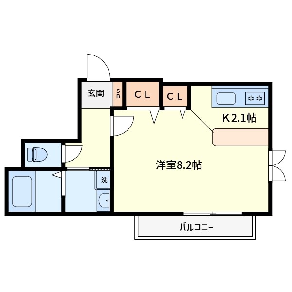 メゾンデミーセⅢ 間取り