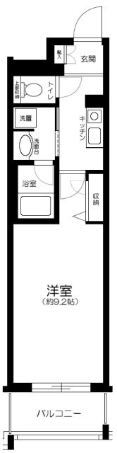 デュオ・スカーラ関内 402号室 間取り