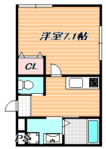 ディアコート南行徳  間取り図
