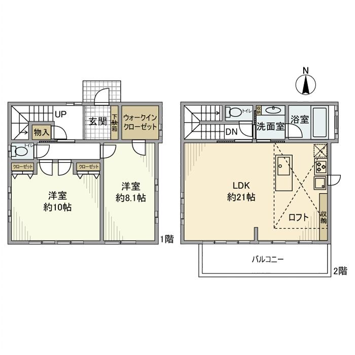 三ツ沢南町戸建 間取り