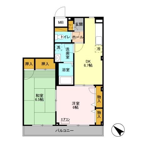 メゾンドール  間取り図