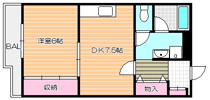 サンパール南行徳 間取り図