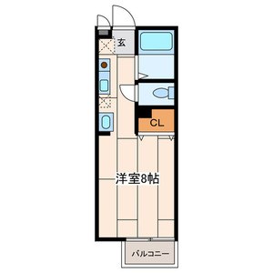 アーバンスクエア 206号室 間取り