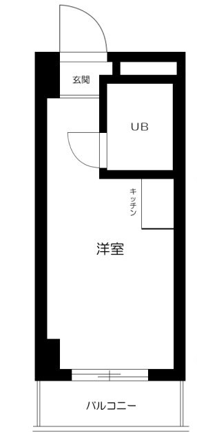 トップ・ルーム横浜 213号室 間取り