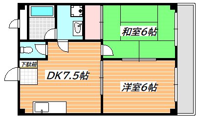 パルシオン富士見 間取り図
