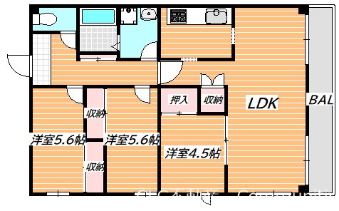 レジェンド高砂 間取り図