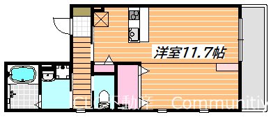 ラ・ソレイユ瑠璃 間取り図