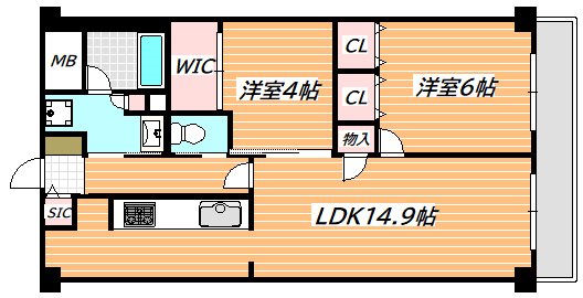 オチェアーノ南行徳 間取り
