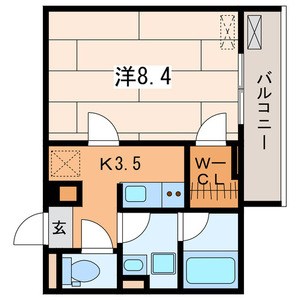 プランドール横浜 306号室 間取り