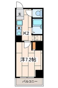 エスポアールカヤギヤ９ 602号室 間取り