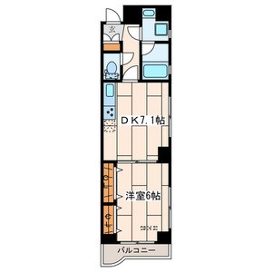ブルーローズ 302号室 間取り