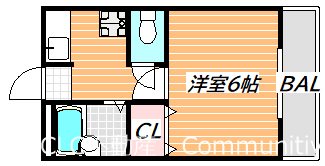 アビタシオン行徳第3 間取り図