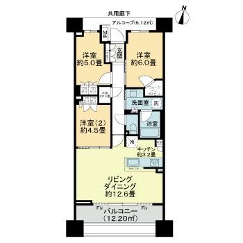 パークホームズ横濱山下町 211号室 間取り