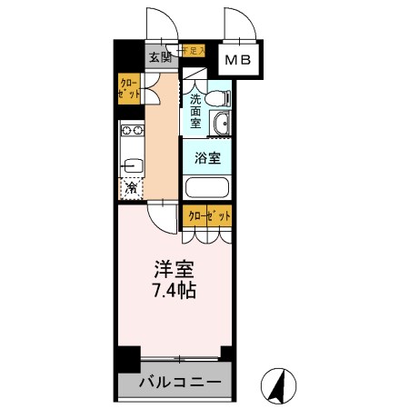 カスタリア武蔵小杉 間取り