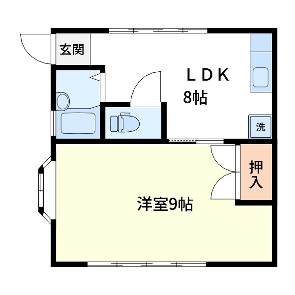 メゾン立石 201号室 間取り