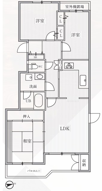 T's garden横浜反町 401号室 間取り