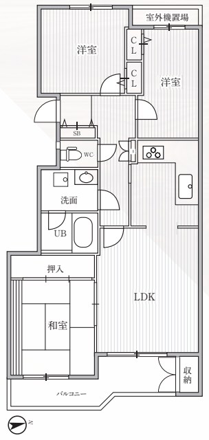T's garden横浜反町 503号室 間取り