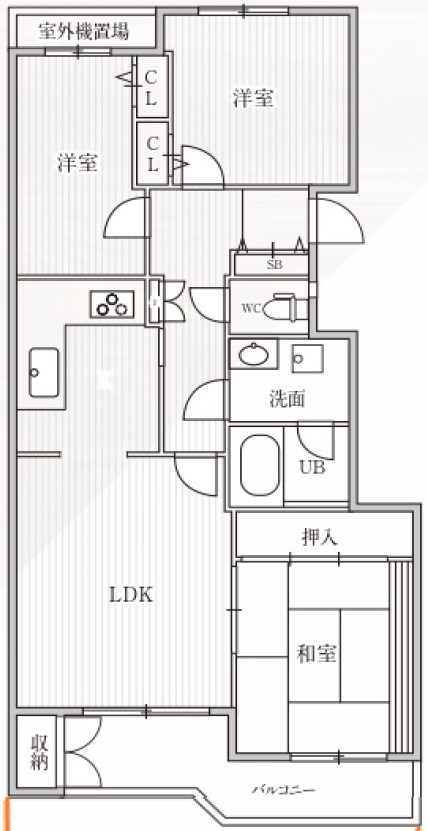 T's garden横浜反町 202号室 間取り