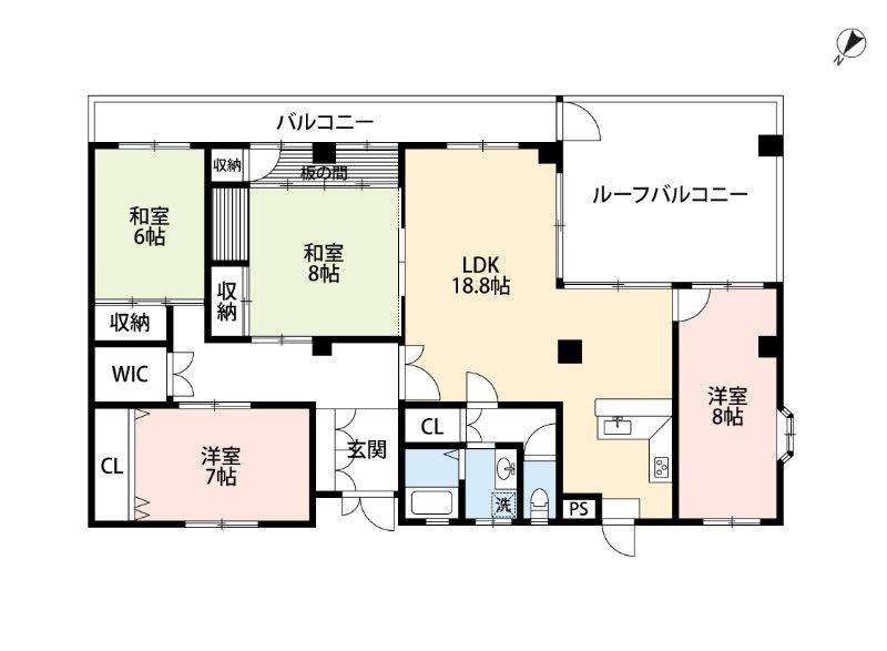 サンシティイワキ 間取り図