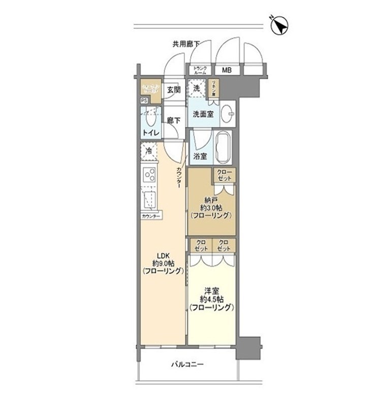 プレシエ横浜石川町 404号室 間取り