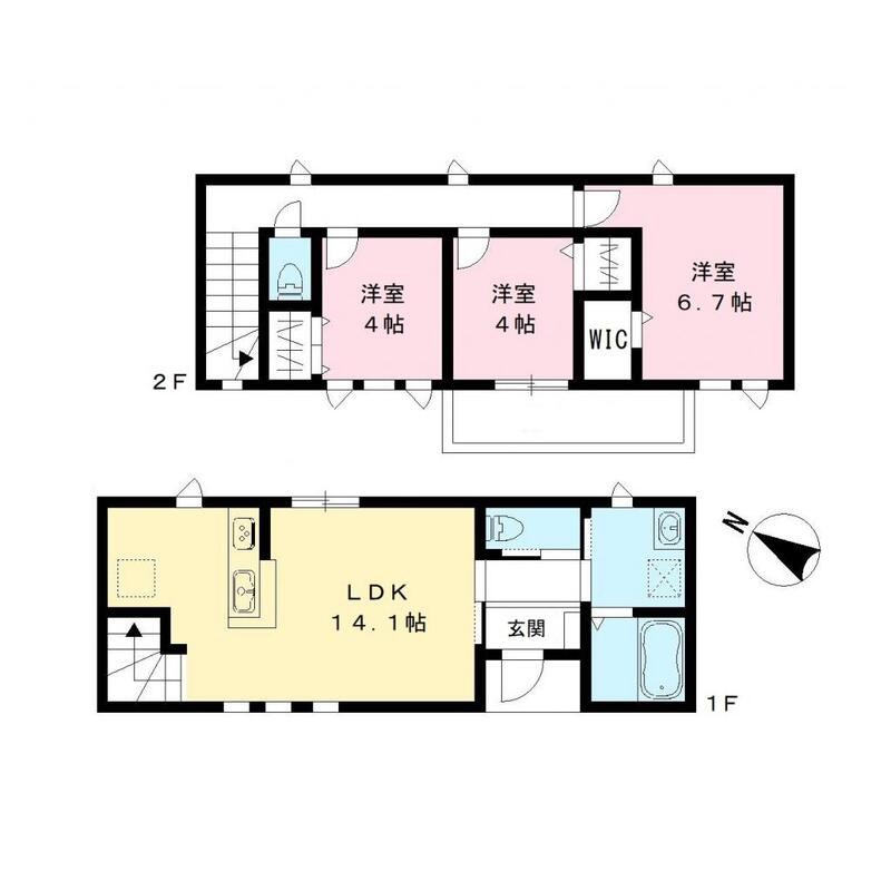 ピエ　デュ　ポント 間取り図