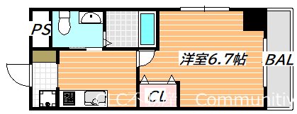 Ｃｌａｒｉｃｅ 舞浜（クラリス） 間取り