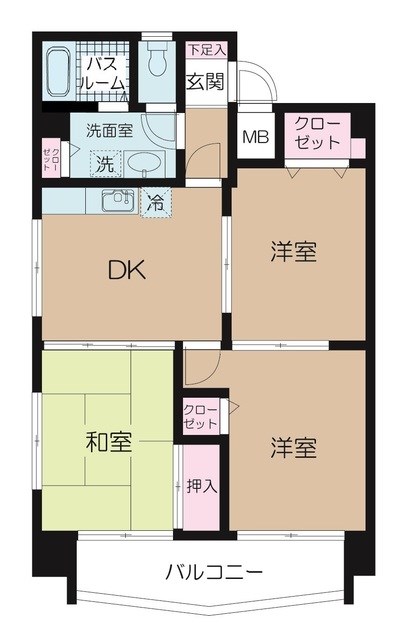 関内ロイヤルガーデン 803号室 間取り