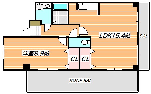 クラーシェ妙典 間取り図