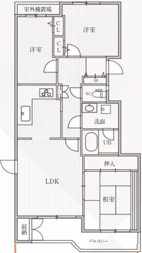 T's garden横浜反町 110号室 間取り