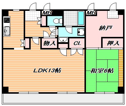 アンダルシア市川 間取り