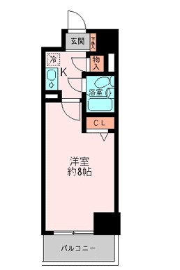 アドリーム横浜初音 704号室 間取り