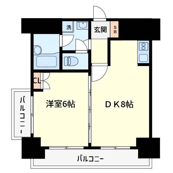 ライオンズマンションヨコハマ戸部 間取り