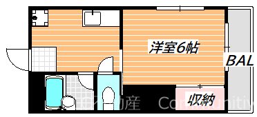 トーシンハイツ堀江 間取り図