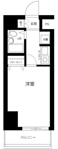 横浜平沼ダイカンプラザ三号館 1104号室 間取り