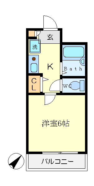 ヴィアーレ矢向 間取り図