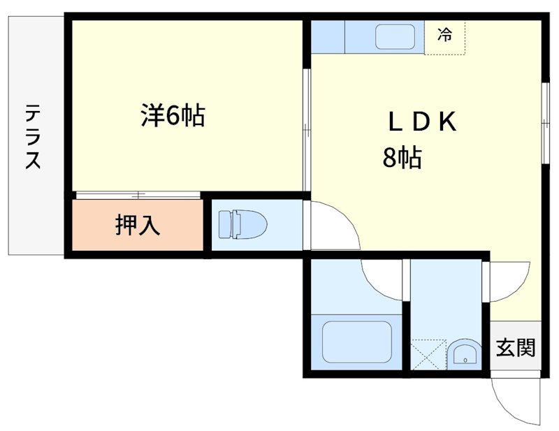 メゾンブラーヴ  間取り