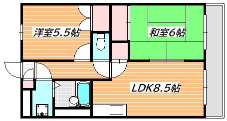 アーバンス・Ｋ 間取り図
