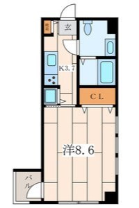 ローズマンションＲ＆Ａ 404号室 間取り