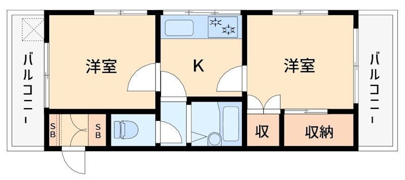 浜町パームハウス 間取り