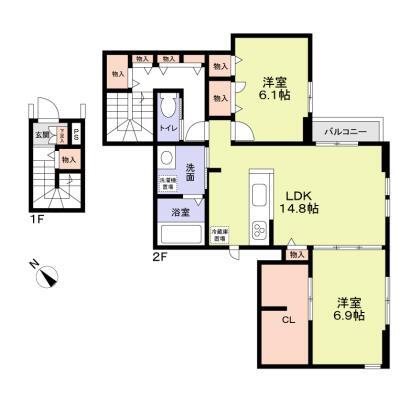 weises Haus 間取り図