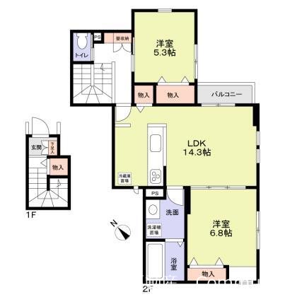 weises Haus 間取り図
