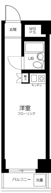 ライオンズマンション横浜西口 603号室 間取り