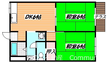 ＦＬＡＴ志貴野 間取り