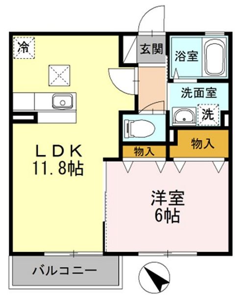フォレスト四谷 間取り