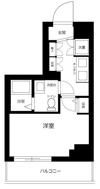 イアース横濱赤門町 202号室 間取り