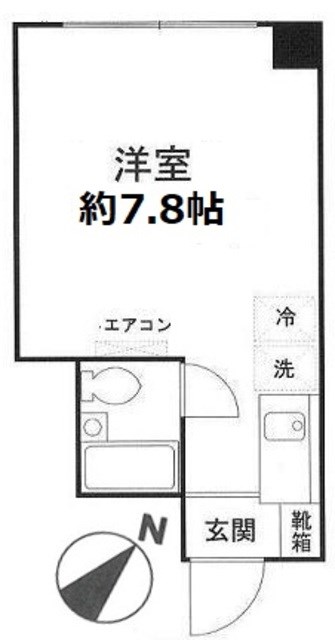 エステート門屋 402号室 間取り