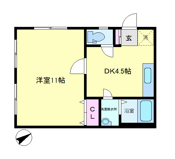 VIVACE東寺尾  間取り