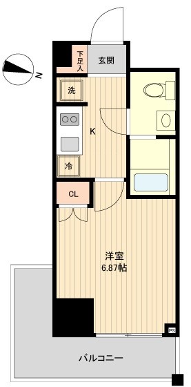 レノス新子安 501号室 間取り
