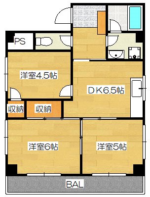 サンビームハタ 間取り
